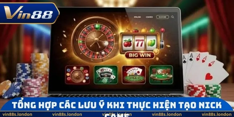 Tổng hợp các lưu ý khi thực hiện tạo nick gameTổng hợp các lưu ý khi thực hiện tạo nick game