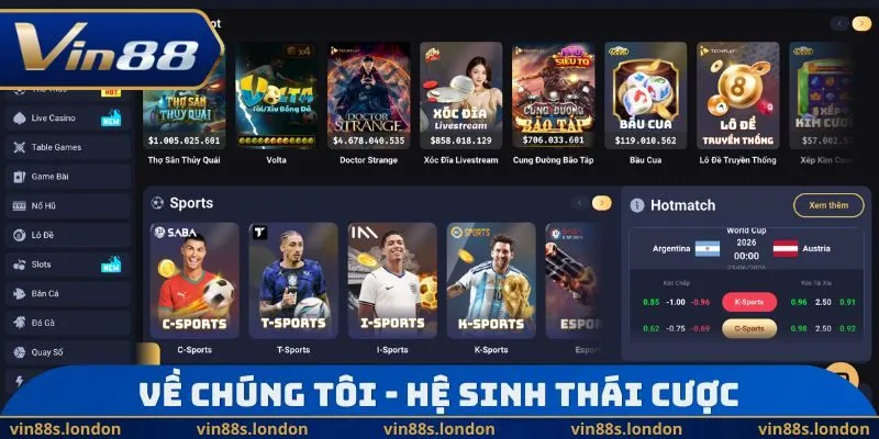 Về chúng tôi - Hệ sinh thái cược
